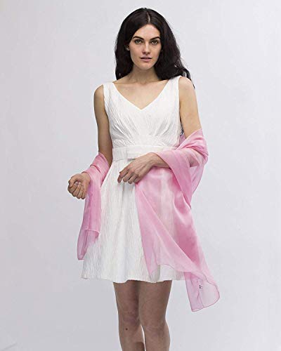 themilestocks Soft Chiffon Scarf Sheer for Women Cover up Shrug Shawls Beach Wraps Party Scarves2