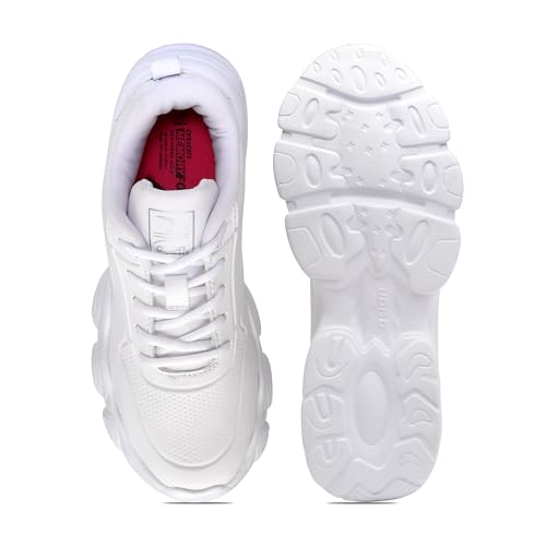 Image of ASIAN Women's Mercury-08 Casual Sneaker Shoes Lightweight Soft & Comfortable with Extra Cushion Lace-Up Shoes for Women's & Girl's