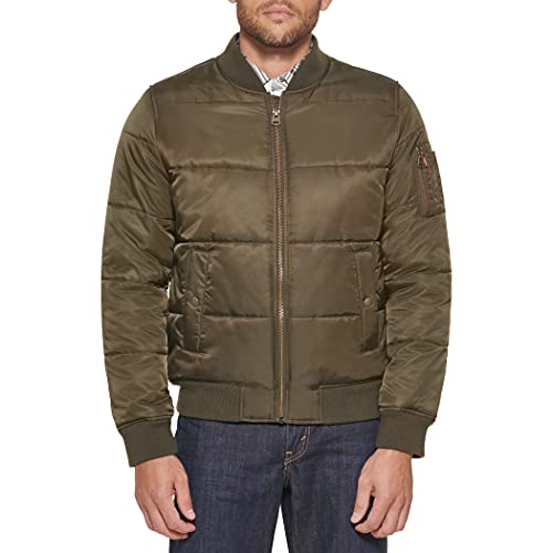 Image of Levi's mens Levi's Men's Quilted Puffer Bomber Jacket