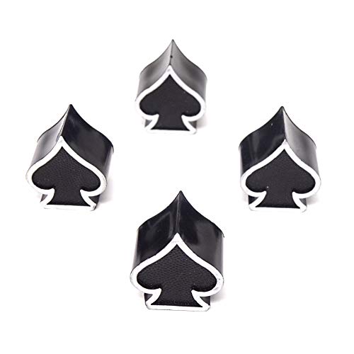 Vinciann 4 tappi coprivalvole ACE OF SPADES copri