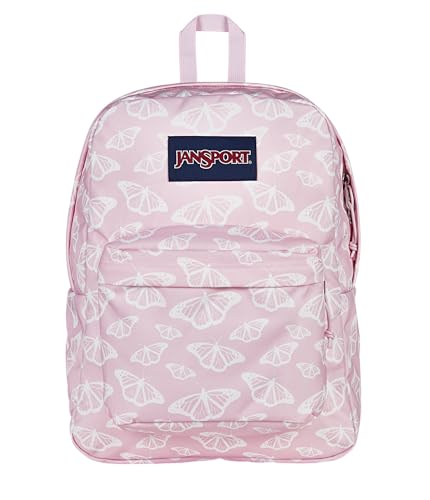 Image of JanSport SuperBreak One Backpack - Durable, Lightweight Bag with 1 Main Compartment, Front Utility Pocket with Built-in Organizer, Premium Backpack, Flutter By