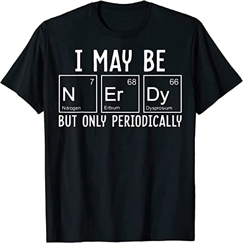 Guncha Periodic Table Funny Ion Elements Chemistry Menstruation T-Shirt Black S