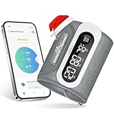 Easy@Home Bluetooth Wireless Blood Pressure Monitor – Rechargeable BP Machine for Home Use, Autom...