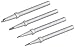 Produktbild Goobay 51092 Lötspitze Set für Lötstation AP2 / Lötkolben Spitzen 4er Set / Ersatz Lötspitzen Soldering Tips zum Löten / Soldering Station Zubehör / 4 Stück