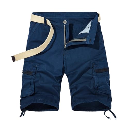 Short cargo homme avec poches et bermuda casual d'été grande taille