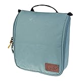 EVOC WASH POUCH Kulturtasche für den Reisealltag (Travel Organizer mit individuell platzierbaren Trennelementen, herausnehmbarem Taschenspiegel, integriertem Haken zum Aufhängen), Stahl