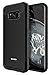 Galaxy S8 Case, Mascheri [Carbon Fiber Design] Shock Absorption Protective Dual Layer Military-Grade Defender Hybrid Case Cover for Samsung Galaxy S8 - Black