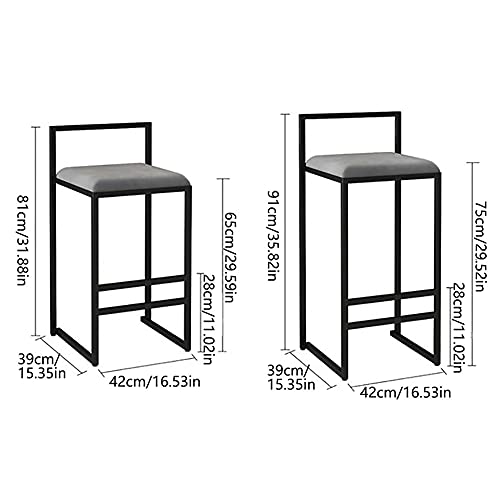 Tabouret de bar confortable résistant 150 kg pour salle à manger