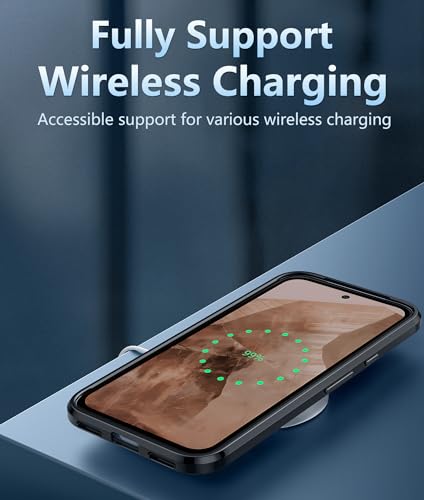 Fntcase YD-1.5G-FGH-GPXL8A-02 For Google-Pixel 8A Case Clear: Support Wireless Charging Military Grade Drop Protection Anti Yellowing Cell Phone Cover - Rugged Durable Shockproof Protective Bumper thumb #5
