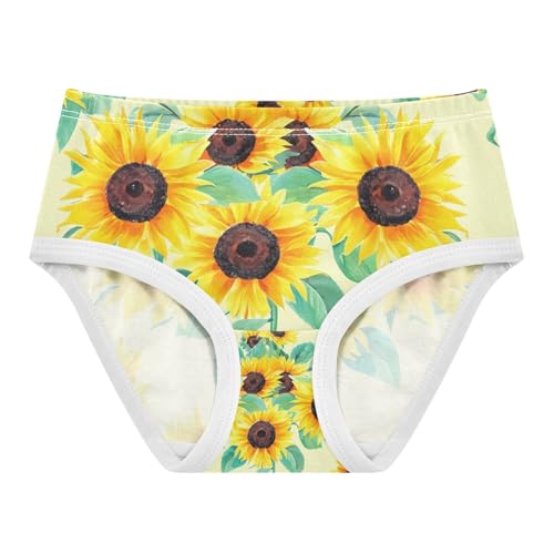 Yellow Sunflowers Toddler Girls's Underwear 2T 202c1901