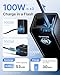 EF ECOFLOW Laptop Power Bank, 25000mAh Rapid Portable Charger, Triple 100W USB-C Ports, Built-in Retractable Cables, Fast Charging for iPhone 17/16 Series, MacBook, Samsung and More