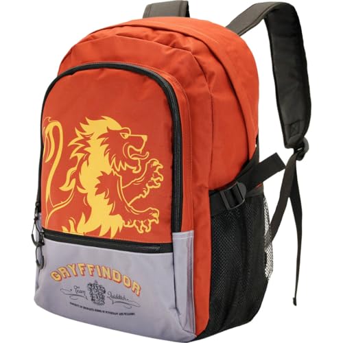 Harry Potter Gryffindor Mochila Fight HS Fan  Rojo  31 x 44 cm  Capacidad 24