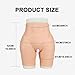 GAOLEI Crossdressing Silicone Pants Realistic Fake Pussy Butt Panties HIPS Pads Lifter Penetrable Panty for Transgender,Brown(Basics),One Size