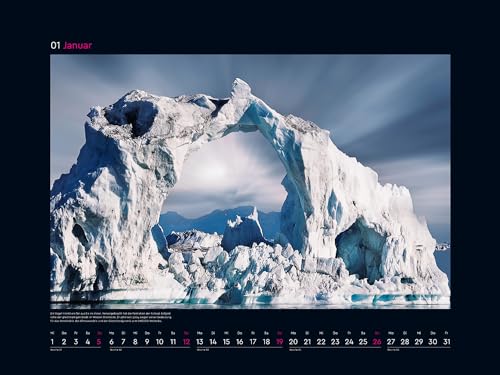 Wall Calendar The Natural Heritage of the World 2025, multicoloured, 60B x 45H cm - Image 2