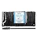ForPro Premium Mascara Applicators, Disposable Eyelash Brushes, Mascara Wands, Black, 200-Count