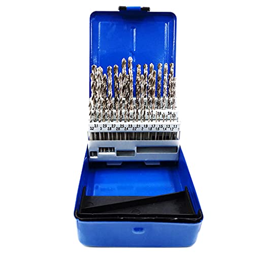 Forets en acier rapide HS-S 1-6 mm robustes pour un perçage précis de la matrice acier et du fer