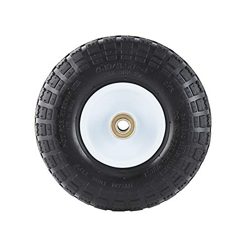 Farm & Ranch FR1055 10-Inch Pneumatic Replacement Turf Tire for Hand Trucks and Lawn Carts - Thumbnail 2
