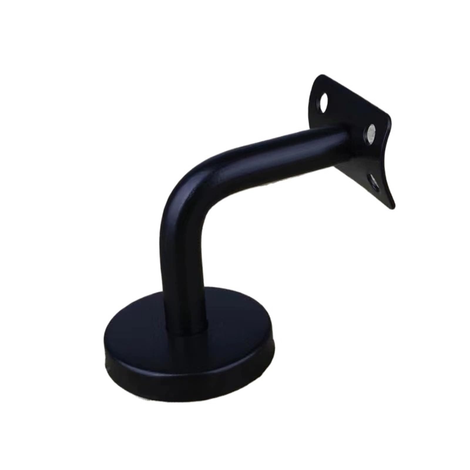 Padgcnor Black Banister Rail Brackets 5Pcs/Set 60*60Mm /White Brackets Stainless Steel Stair Handrail Wall Mounted Supports Bracket Guardrail(Black)