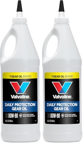Valvoline High Performance SAE 80W-90 Gear Oil 1 QT 32 Fl Oz (Pack of 2)