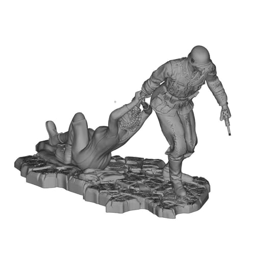 MKZ35021 1/35 Miniaturowy model wojskowy Żołnierze ciągnący kobiety