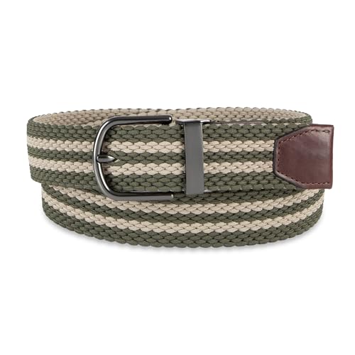Image of Cole Haan Men's Reversible Stretch Web Belt, Fully Adjustable 2‑in‑1 Casual Style