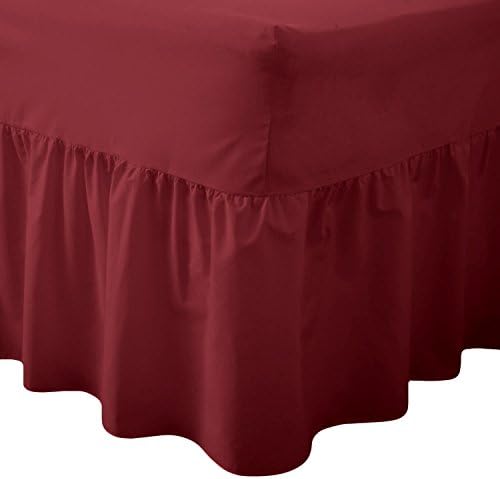 Egypto Base Valance Sheet Frilled, 100% Polycotton - Long Staple Fibre