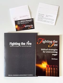 Paperback Fighting the Fire: Book, Scripture Memory Pack and Study Guide Book