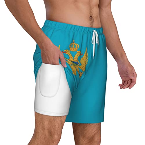 Short de bain Monténégro homme doublé sous-vêtement intégré