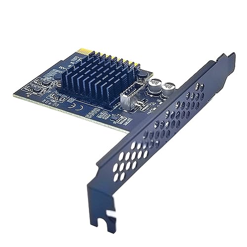 Carte d'extension PCIe vers USB 3.2 Gen2x2 Type C Morain 20 Gbps pour PC