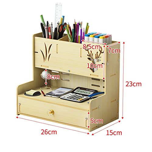 NC Organizer da Scrivania in legno,Portadocumenti