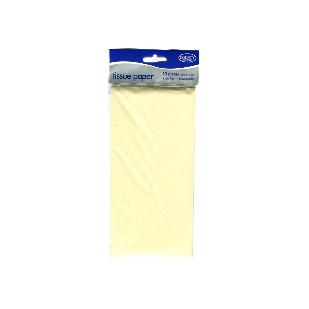 Acid Free Ivory Tissue Paper 10 Sheets