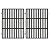 QuliMetal 7638 Cast Iron Cooking Grates for Weber Spirit 300 Series Gas Grills (17.5 x 11.9 x 0.5)