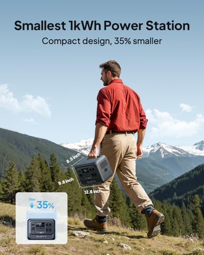 BLUETTI Elite 100 V2 Portable Power Station (2025 New), 1024Wh LiFePO4 Battery Backup w/ 4 1800W AC Outlets (3600W Surge), 35% Smaller, Solar Generator for Camping, Outages, and UPS Backup 4 AI VOLT Generator Website 41tWGu+ KtL. SL500 AI VOLT Generator Website