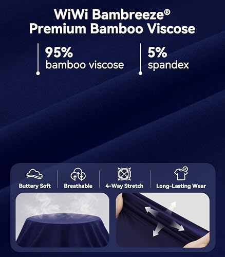 Image of WiWi Viscose from Bamboo Pajamas Set for Women Super Soft Short Sleeve Cooling Summer Plus Size Pjs Sets Sleepwear S-4X
