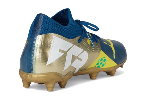PUMA - - Junioren Future 7 Match Bna Fg/Ag Schuhe, Kolorit Sailing Blue/Marine Blue/Pelé Yellow/Grass, GröÃŸe: 33 EU