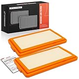 A-Premium 2-PC Engine Air Filter Compatible with BMW 318i 1984-1985, 320i 1980-1983, 325e