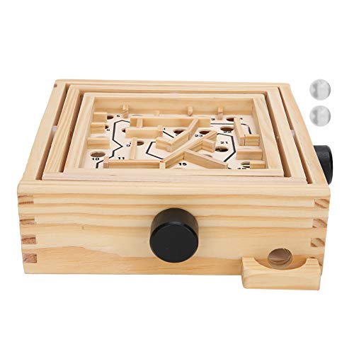 Jeu de Labyrinthe, Labyrinthe en Bois, Jouet de Puzzle, Jeu de société, équilibre, Jeu de Labyrinthe, Prévention de la Démence pour Les Personnes âgées