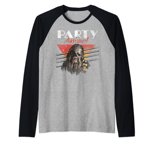 T-shirt raglan Star Wars Chewbacca idéal pour vos soirées entre amis