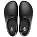 Crocs Unisex-Adult On The Clock Work Clogs | Enclosed Toe | Slip Resistant | All Day Comfort, Black, 11 Women/9 Men