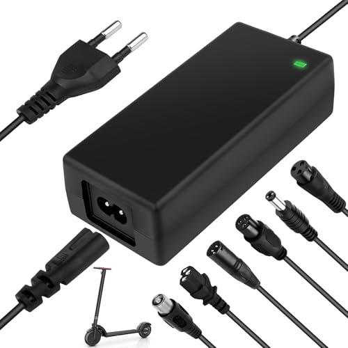 Mineup E-Scooter Ladegerät 42V 2A - 3-polig Ladekabel Für Hoverboard & E-Bike 36V Akku