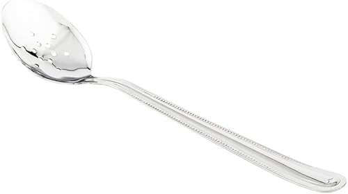 Miniatura 2 de Restaurantware Met Lux - Cuchara de servir de 12.5 x 2.75 pulgadas, 1 cuchara perforada para catering, acabado pulido, apta para lavavajillas,