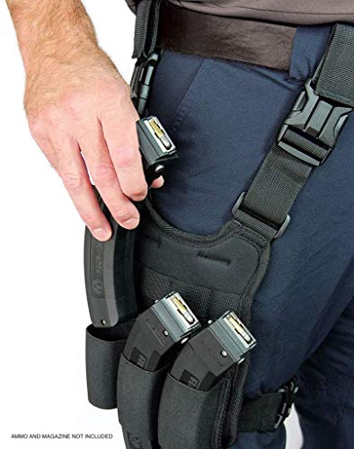 Adaptive Tactical Triple Mag Pouch For Ruger 10/22 30 Round Magazines Drop Leg Mount #TOP3