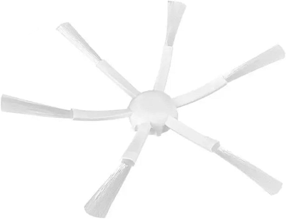 Beyaz Dreame Bot L10 L10 Dreame Vacuum Mop D9 D9 Max Pro Hepa Filtre Fırça Yenileme Seti- 5 Adet Dreame Vacuum Mop D9 Max Dreame Bot L10 L10 6 Kollu Yan Fırçalı Yedek Aksesuar Seti-5 Parça