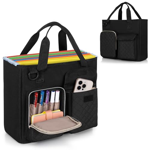 Organizador vertical de archivos para evitar arrugas en carpetas colgantes y transportar folios