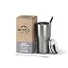 Arctic Tumblers Stainless Steel Camping & Travel Tumbler with Splash Proof Lid and Straw, Double Wall Vacuum Insulated, Premium Insulated Thermos - (Stainless Steel, 20 oz)