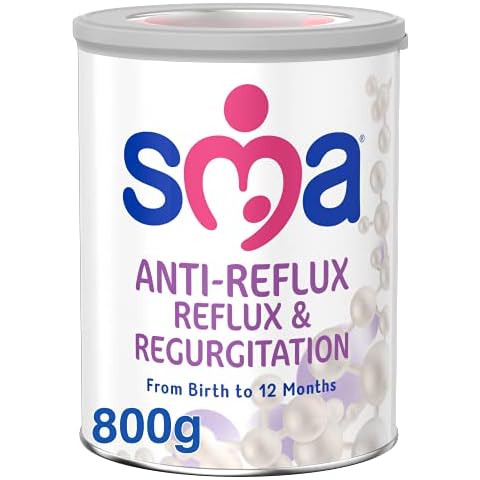 SMA Anti Reflux Baby Milk Powder, From Birth, 800g (Pack of 1) Cover
