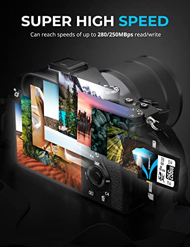 Image of SABRENT Rocket v90 256GB SD UHS-II Memory Card R280MB /s W250MB /s (SD-TL90-256GB)