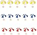 Taotenish 15pcs Miniature Sun Umbrella Beach Sun Umbrella PVC Micro Landscape Bonsai Dollhouse DIY Decor