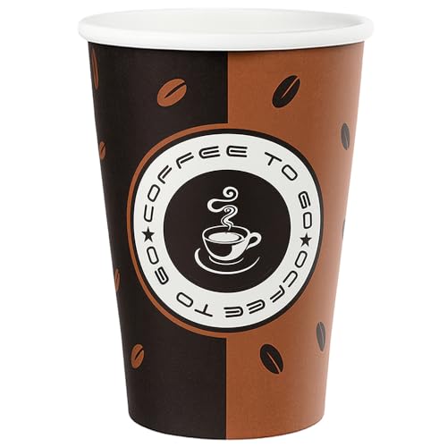 FALAMBI Pack of 1000 Coffee Cups, Paper Cups, Coffee to Go, 400 ml, 16 oz, Made in Germany - Premium FALAMBI Pack of 1000 Coffee Cups, Paper Cups, Coffee to Go, 400 ml, 16 oz, Made in Germany - Premium