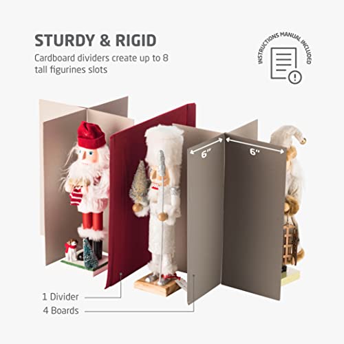 Boîte de rangement pour figurines de Noël zippée protégeant les objets fragiles - 5